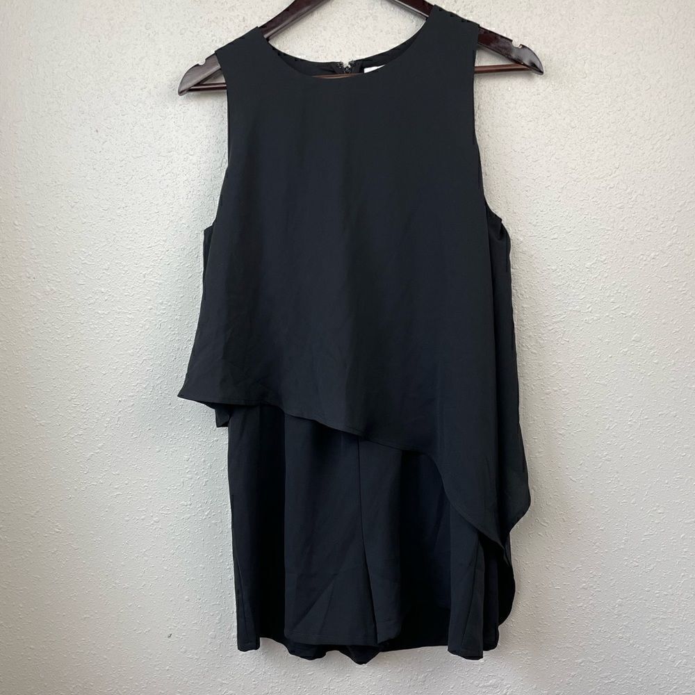 NWT Bar III Black Romper Size M